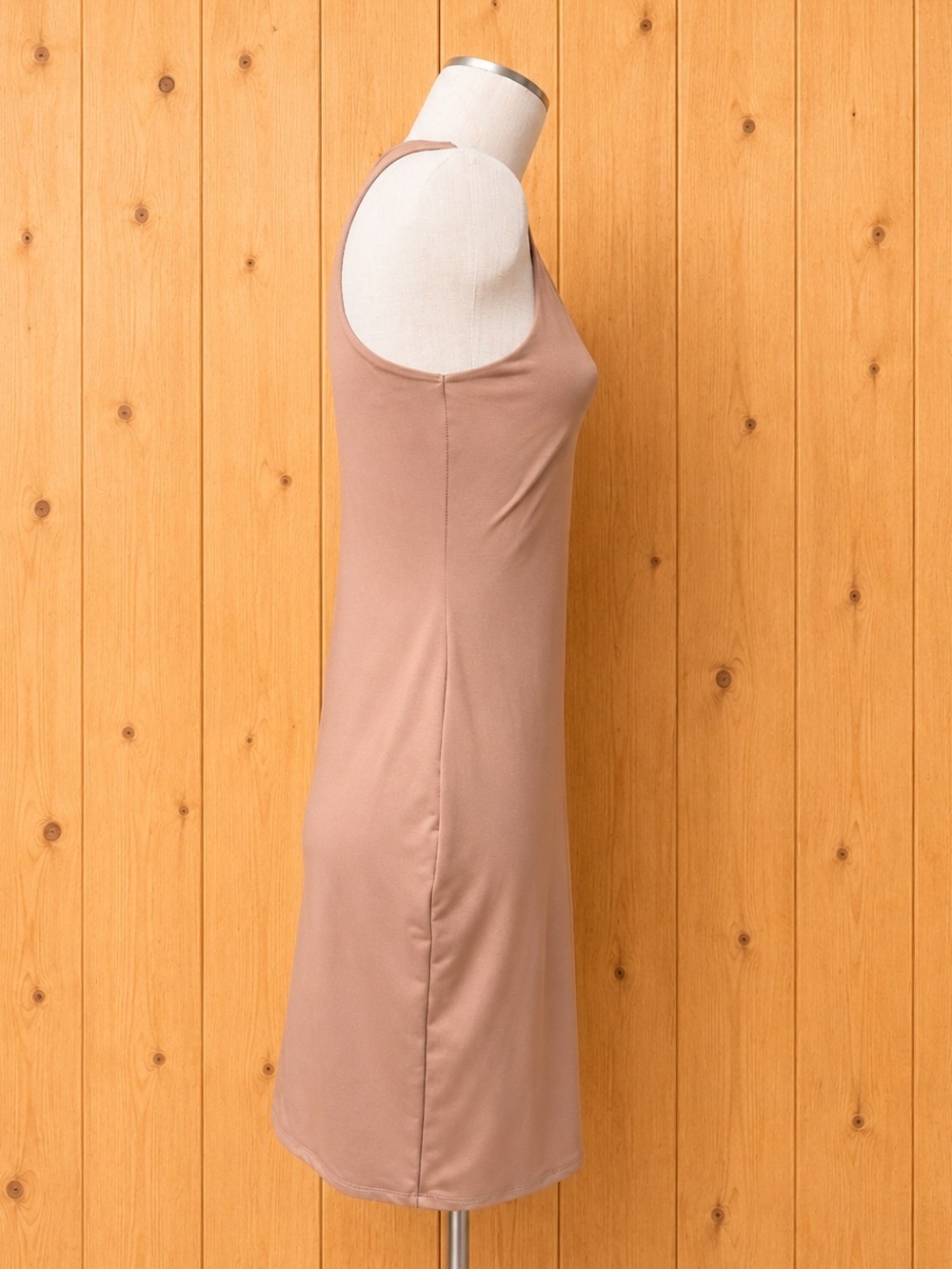 Madden NYC Large Brown Nude Bodycon Sleeveless Dress - Picture 4 of 6